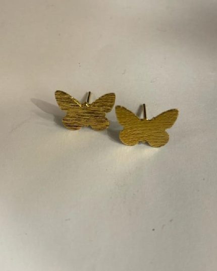 21K gold butterfly earings